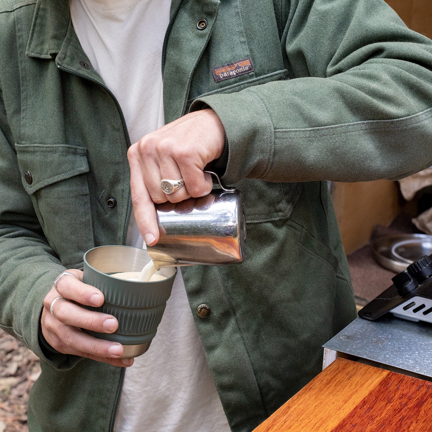 Detour Stainless Steel Collapsible Dinnerware Set - (6 Piece)