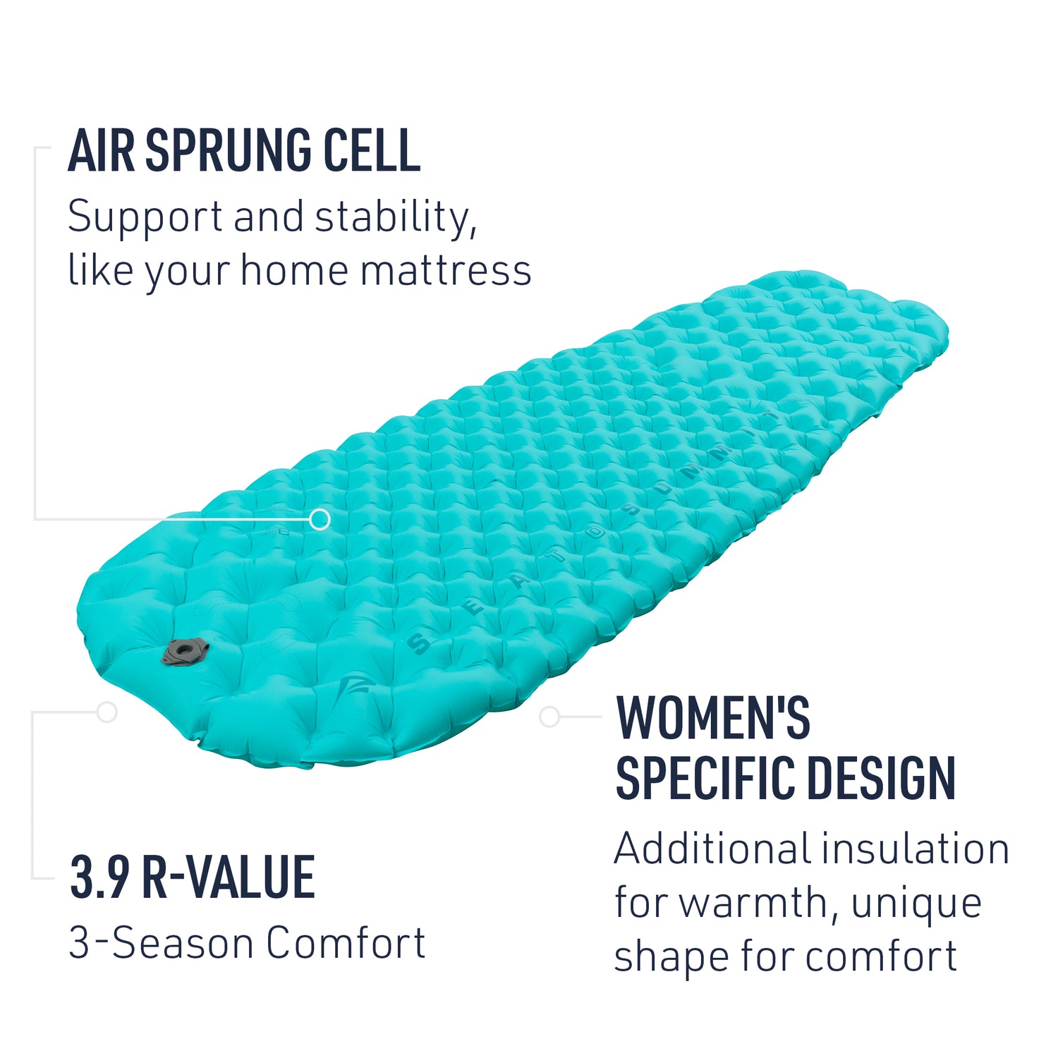 Womens Comfort Light Insulated Air Sleeping Pad