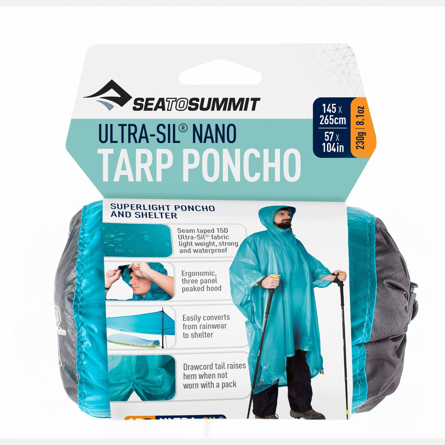 Ultra-Sil Nano Tarp Poncho (Like New)