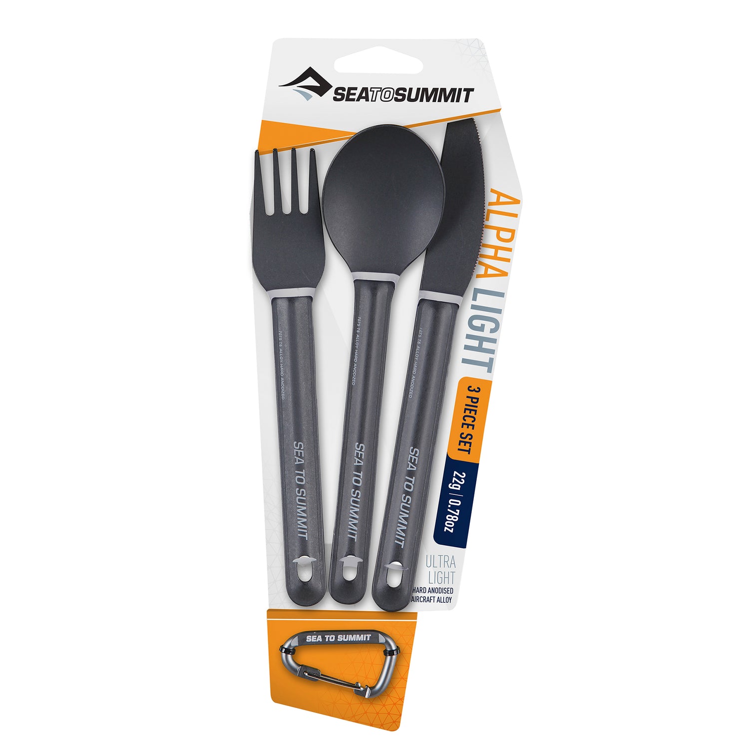 Backpacking cutlery set