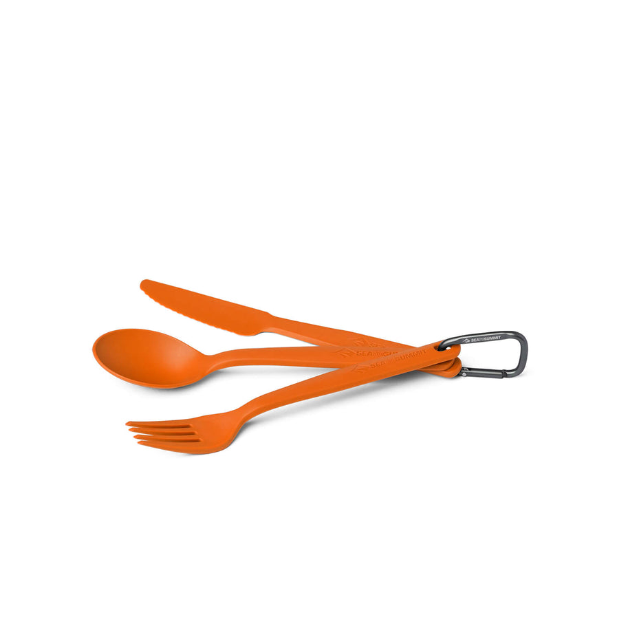 Burnt Orange || Camp Cutlery Set - [3 Piece]
