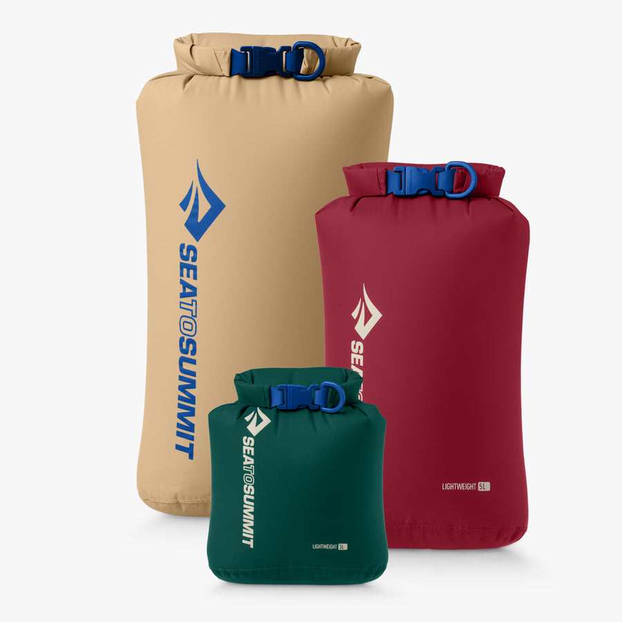 [3 Piece] 3/5/8L / Tibetan Red/Rain Forest/Starfish || Lightweight Dry Bag Set