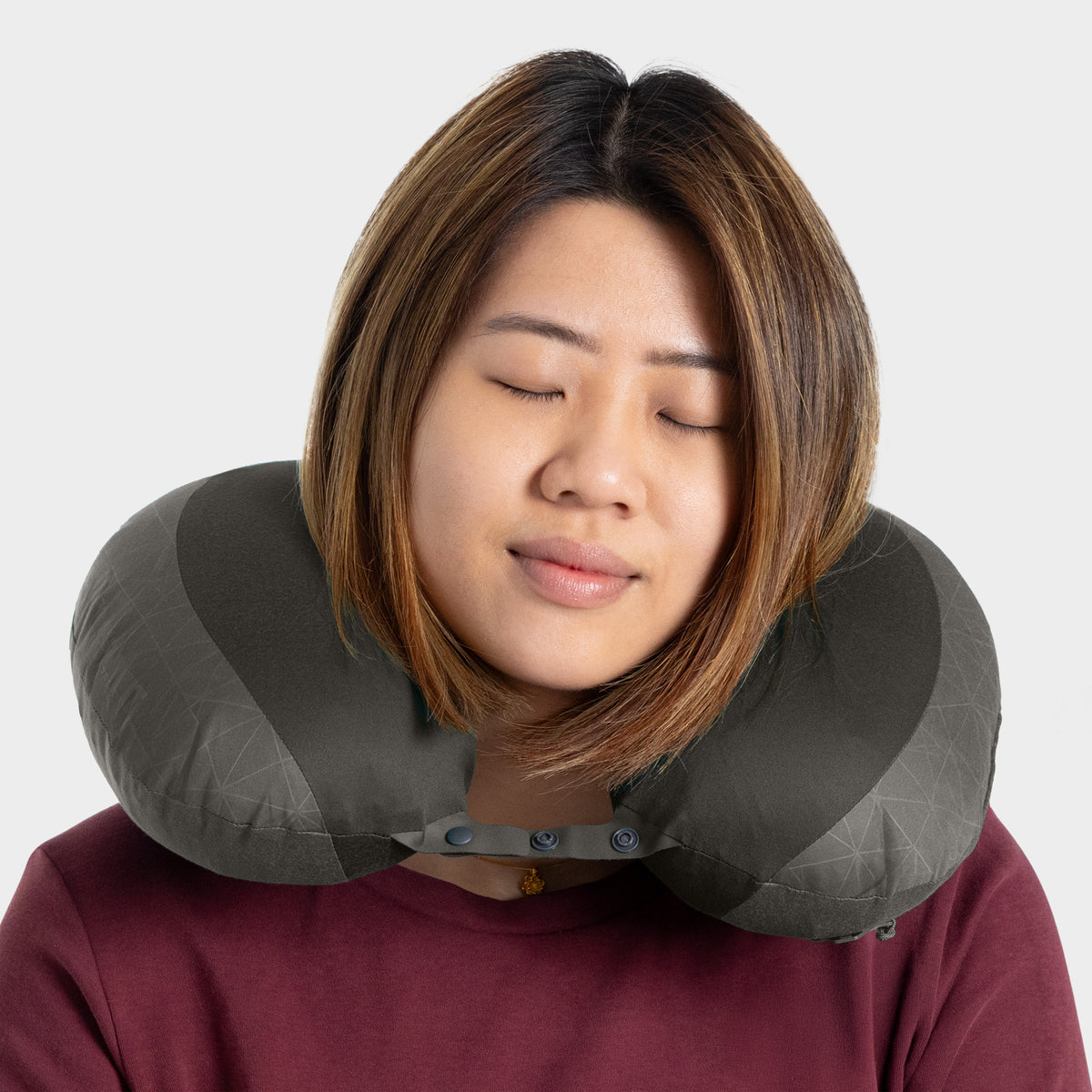 Jet Black || Aeros Premium Travel Pillow
