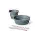 Laurel Wreath || XLite Collapsible Bowl, Cup, Spork & Knife Set