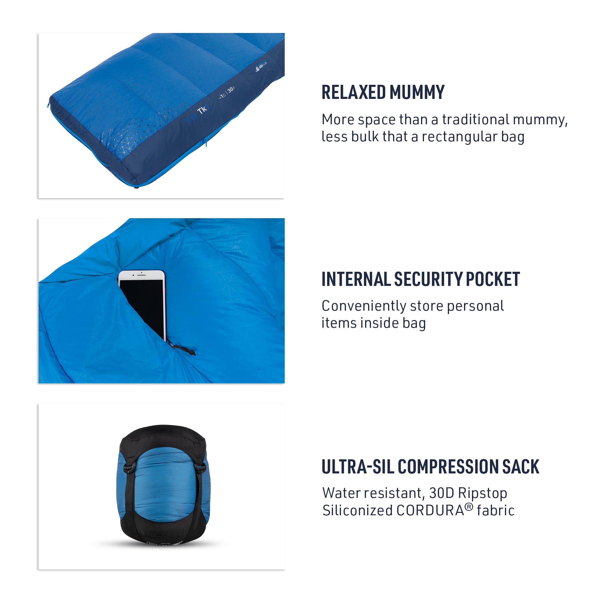 Trek Down Mummy Sleeping Bag | Sea to Summit