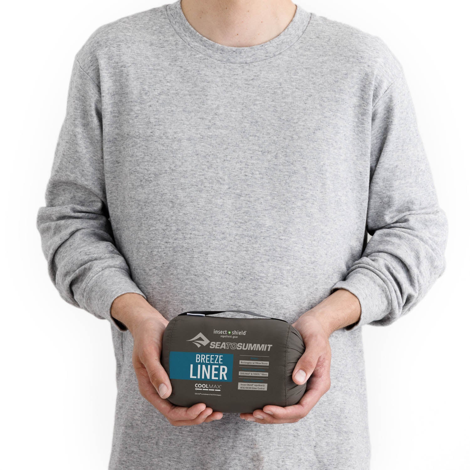 Rectangular with Pillow Sleeve || Breeze Sleeping Bag Liner (Insect Shield)
