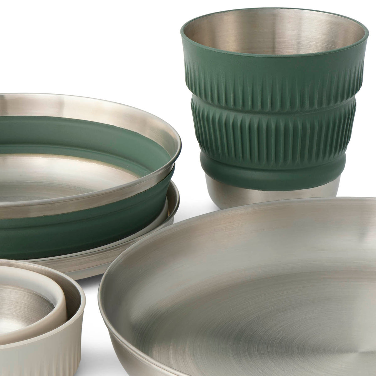 Detour Stainless Steel Collapsible Dinnerware Set | Sea to Summit
