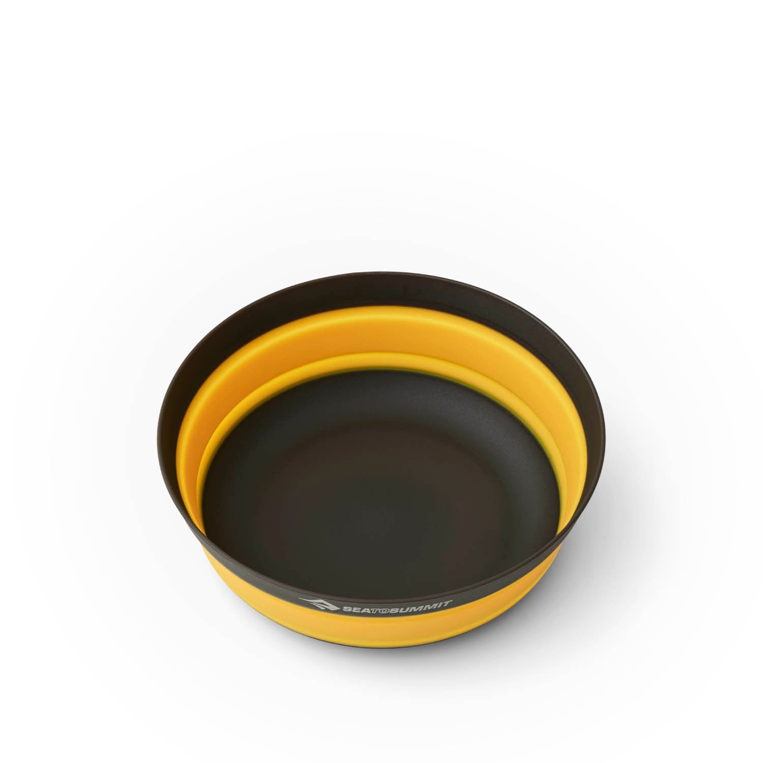 collapsible bowl and plate with fish bones on it Frontier UL Collapsible Bowl