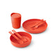 Spicy Orange || Passage Dinnerware Set - (7 Piece)