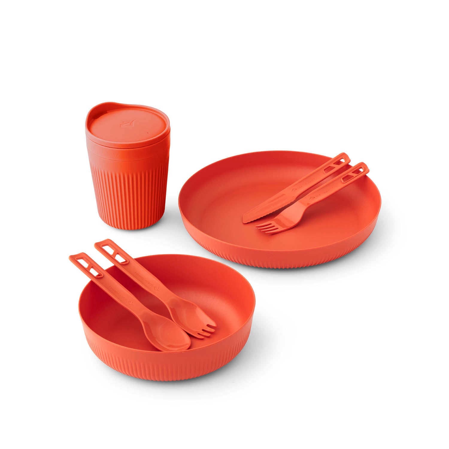 Spicy Orange || Passage Dinnerware Set - (7 Piece)