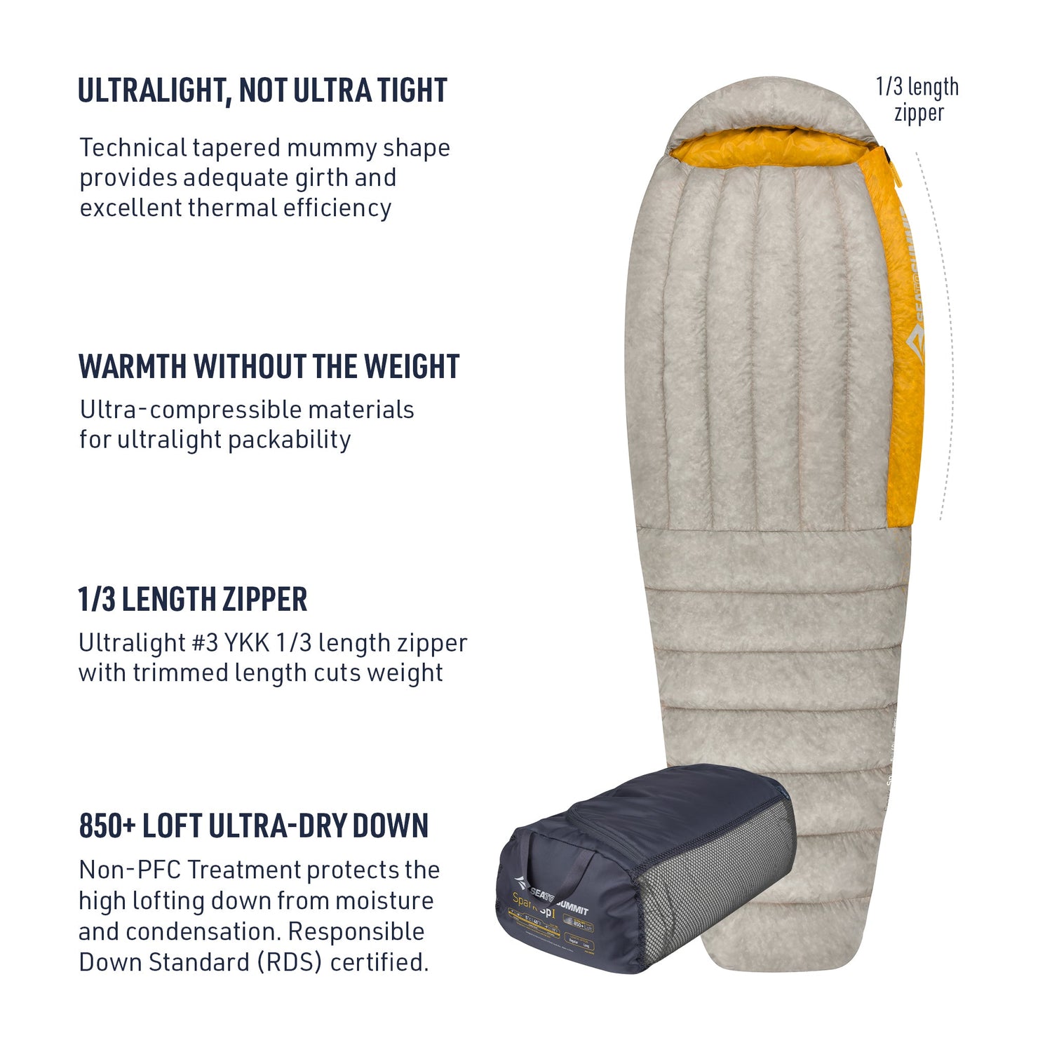 28°F || Spark Ultralight Sleeping Bag