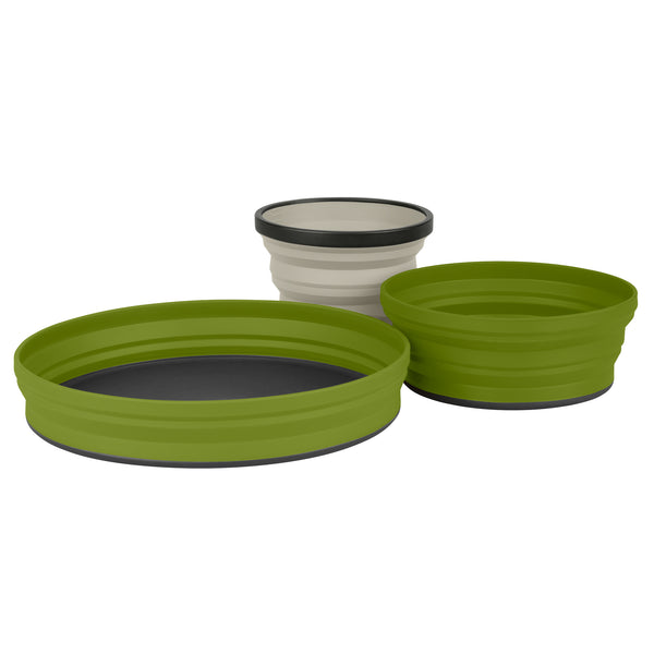 SWISSGEAR 3335 Collapsible Bowls & Can Lid Set - Blue
