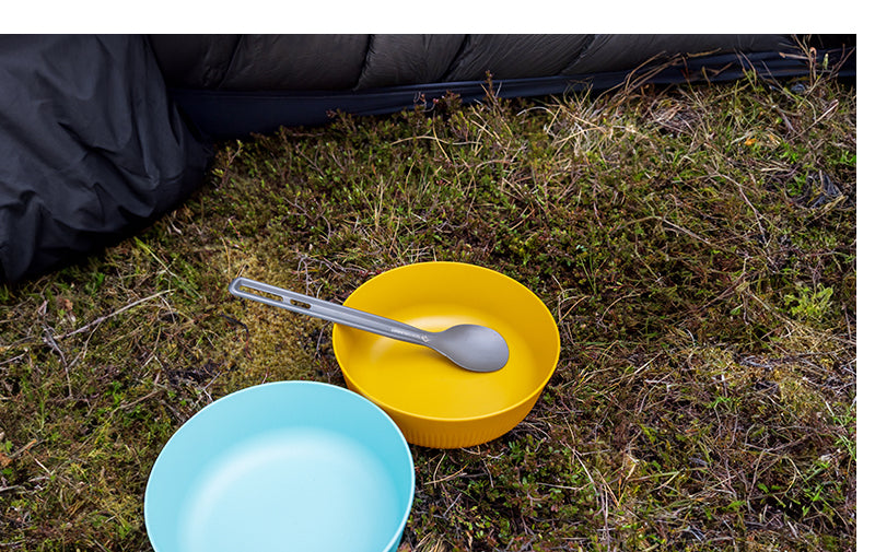 Description || Frontier Ultralight Cutlery Set - Long Handle Spoon & Spork