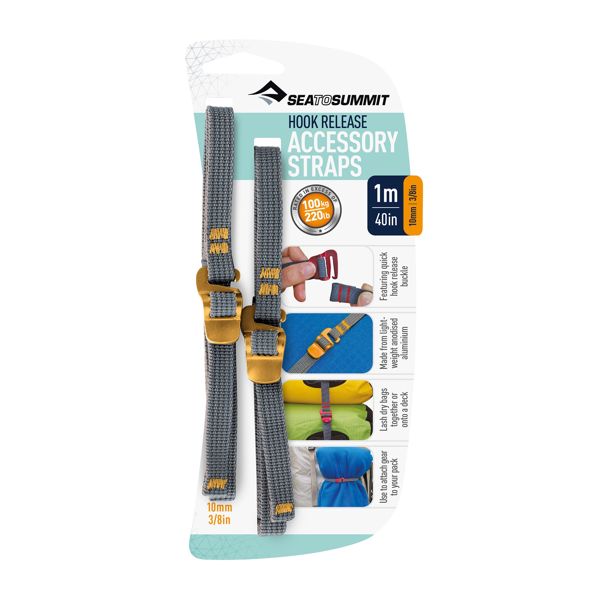 Accessory Strap with Hook Release