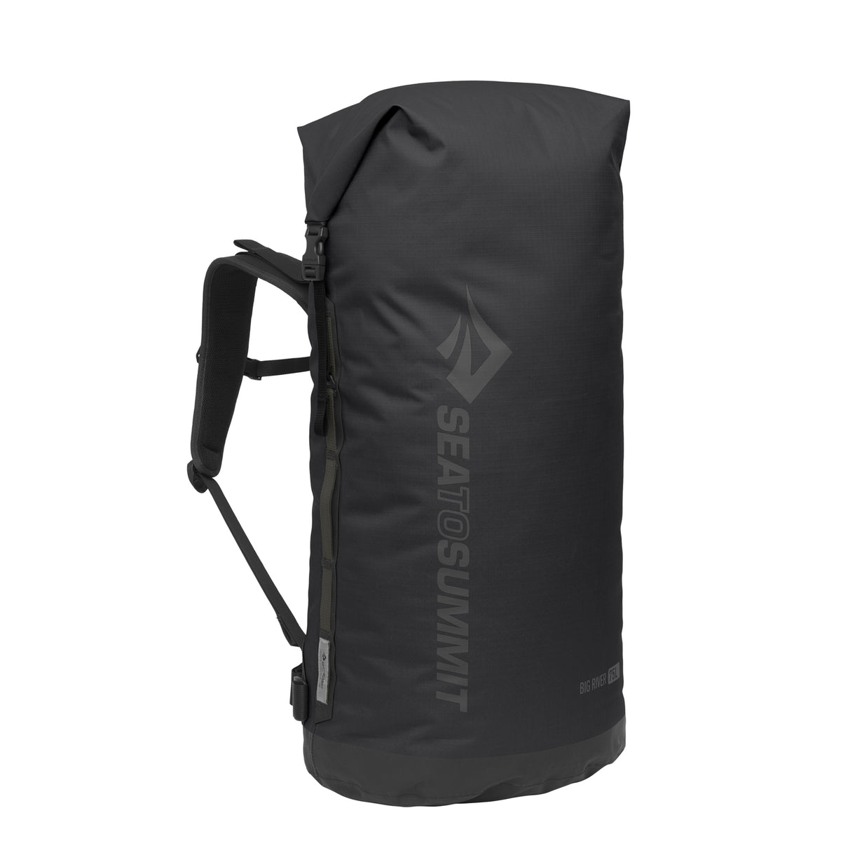 75 liter || Big River Dry Backpack Jet Black