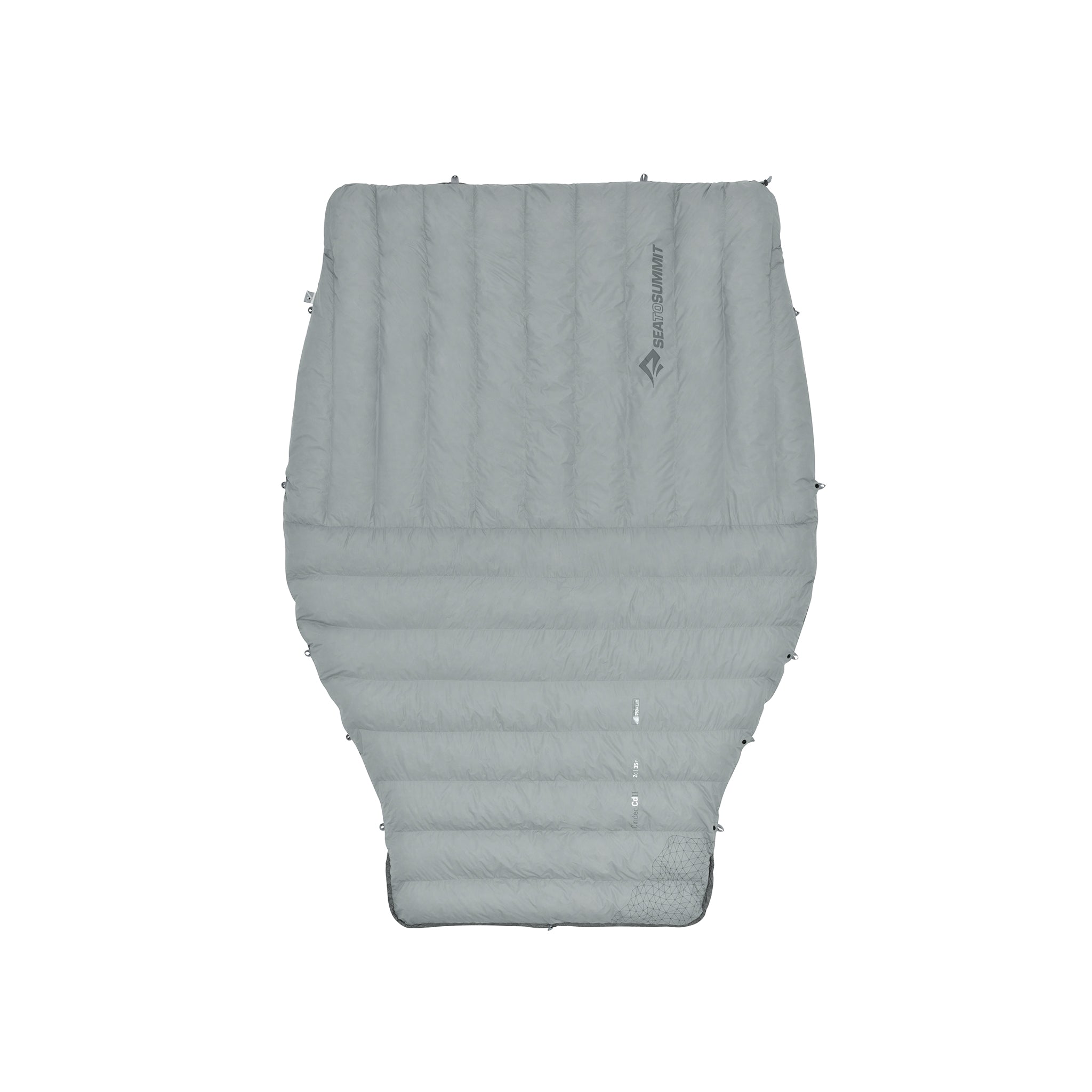 Cinder Down Ultralight Sleeping Quilt for Ultralight Backpacking