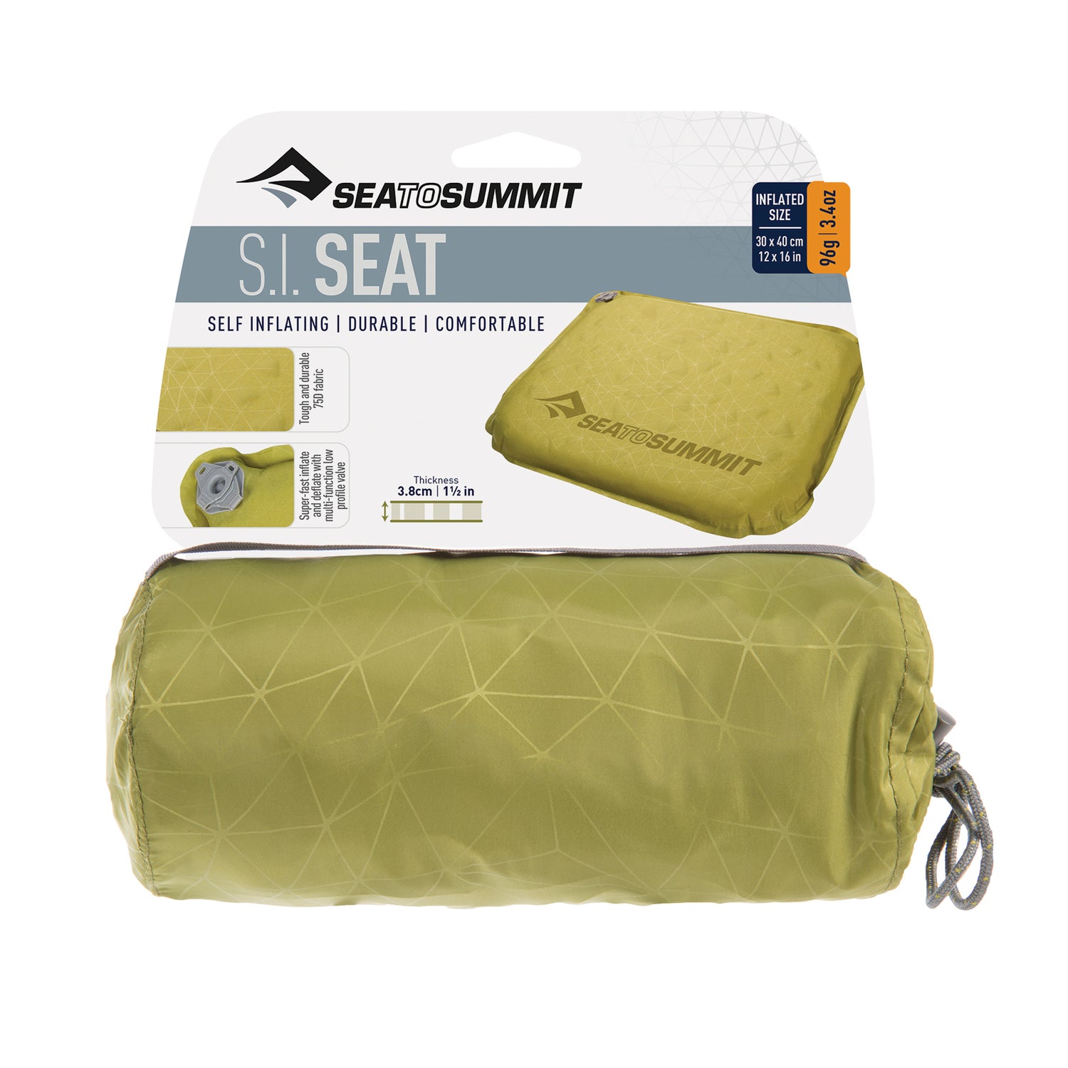ATEPA【1-Pack Self-Inflating Insulated Seat Cushion for Stadium