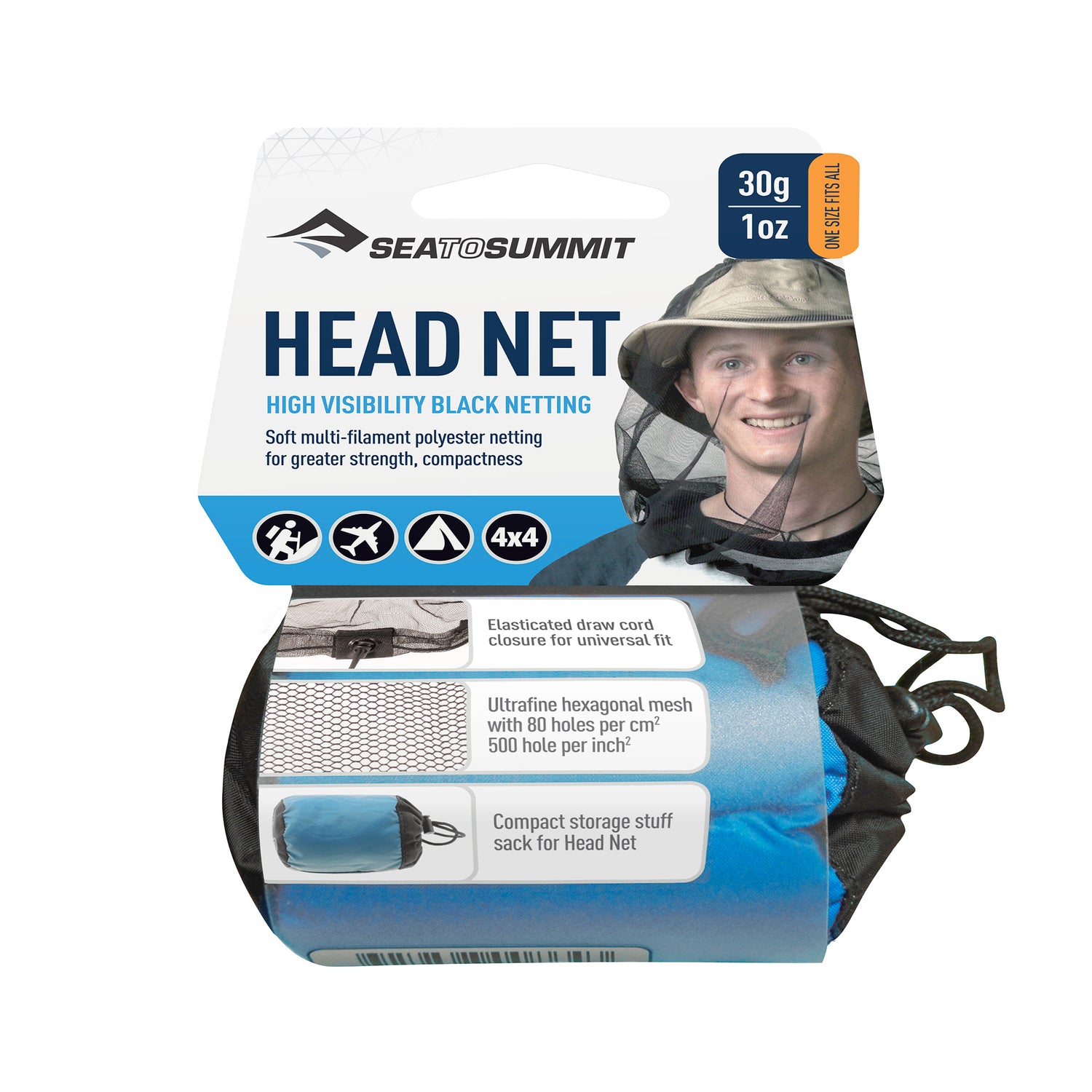 Mosquito Bug Head Net with Insect Shield