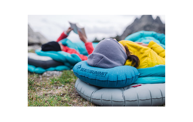 Sea to Summit Aeros Ultralight Inflatable Camping and Travel Pillow,  Regular (14.2 x 10.2), Aqua