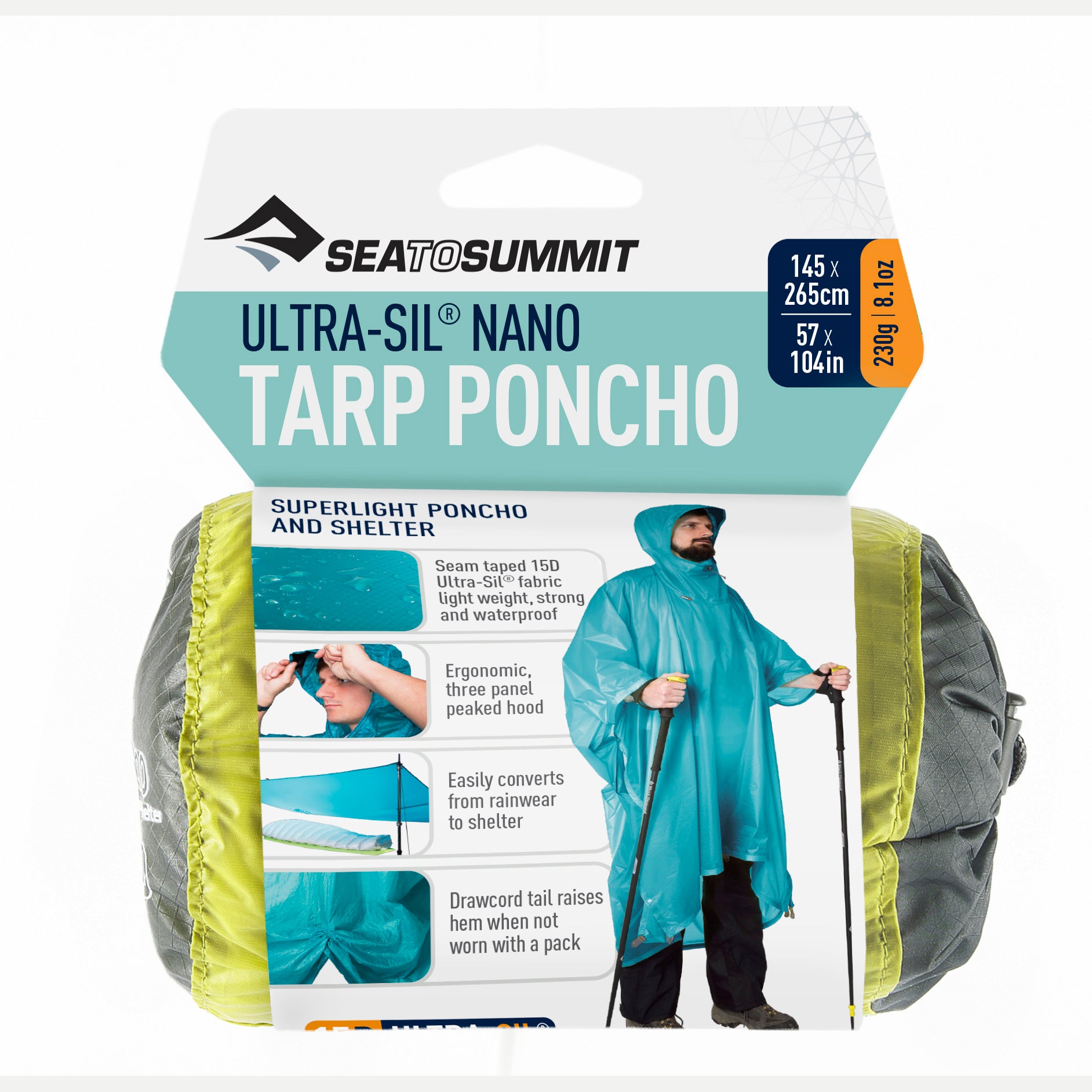 Ultra sil 2025 nano tarp poncho