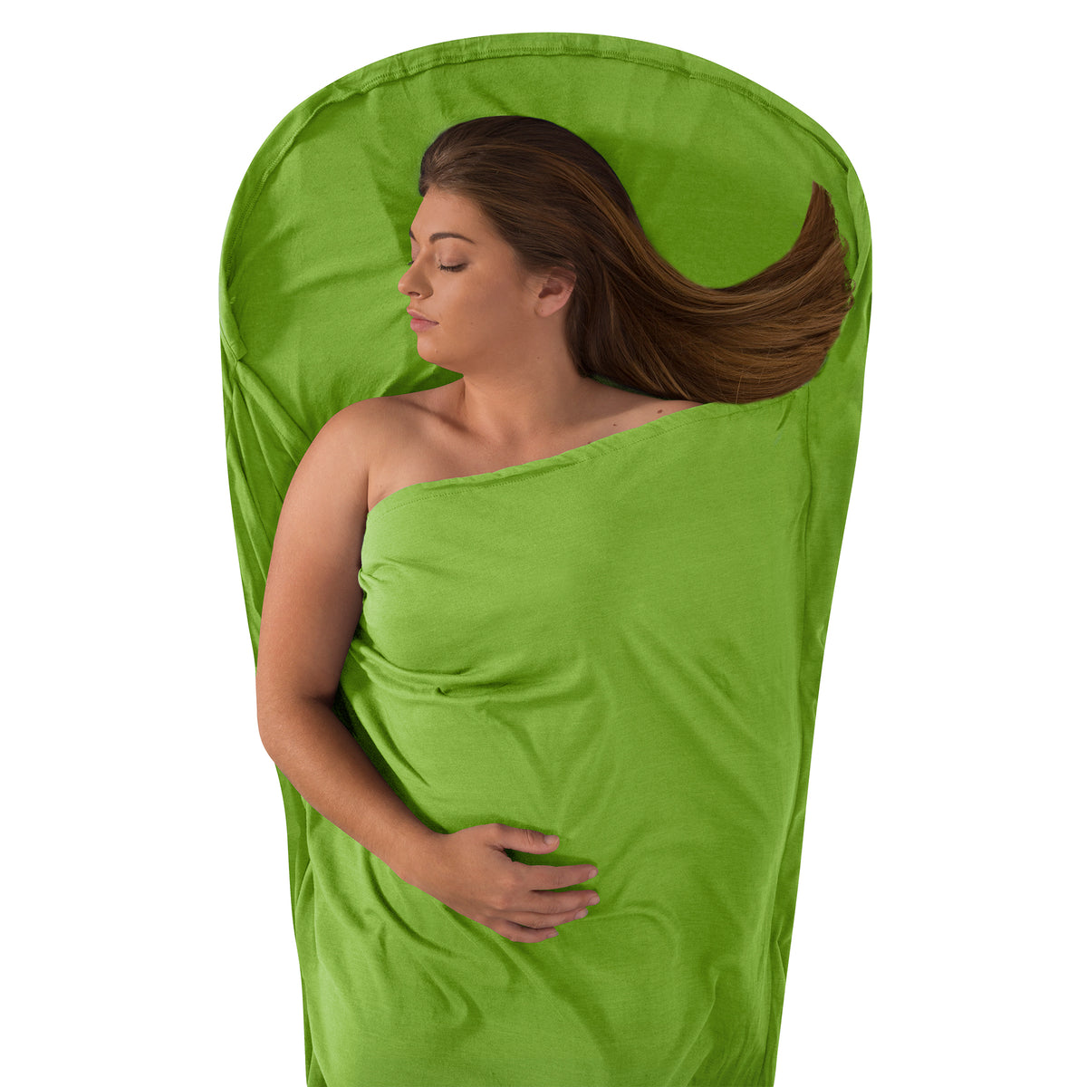 Mummy || Expander Travel Liner in Green