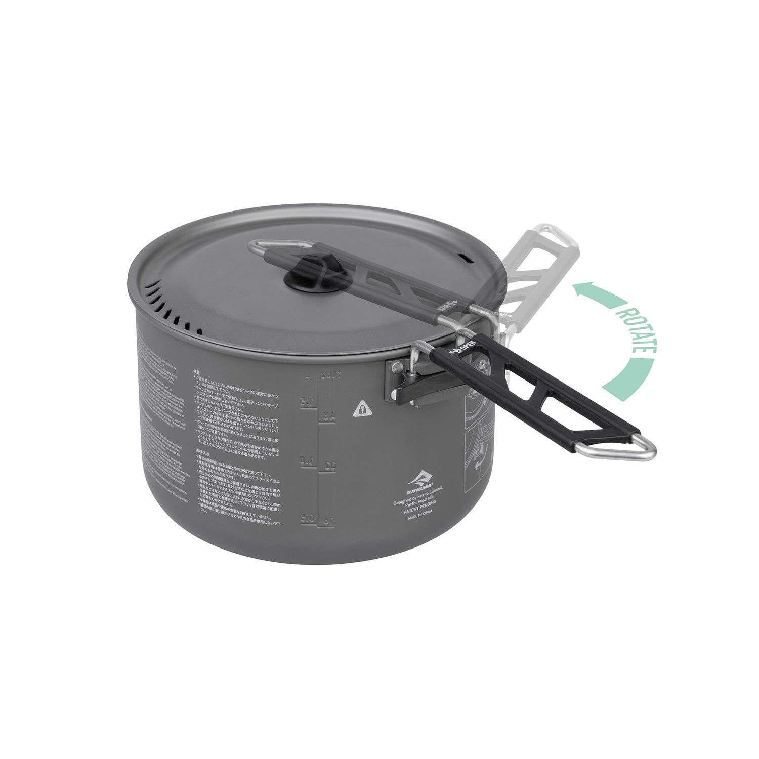 Used Alpha Camping Cook Set 2.2 - 2 Pots, 2 Bowls & 2 Mugs | Sea to Summit